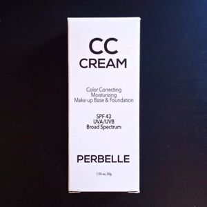 NEW SEALED CREAM PERBELLE SPF 43 UVA/UVB Broad Spectrum 1.05 oz